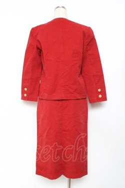 画像2: INGEBORG / チェーン付きジャケット&スカート F 赤 Y-25-11-15-107-LO-JA-SZ-ZY