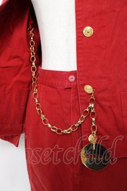 画像3: INGEBORG / チェーン付きジャケット&スカート F 赤 Y-25-11-15-107-LO-JA-SZ-ZY