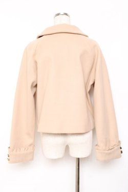 画像2: axes femme / 袖フリルピーコート  ベージュ Y-25-11-15-110-AX-CO-SZ-ZY