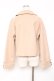 画像2: axes femme / 袖フリルピーコート  ベージュ Y-25-11-15-110-AX-CO-SZ-ZY (2)