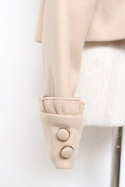 画像3: axes femme / 袖フリルピーコート  ベージュ Y-25-11-15-110-AX-CO-SZ-ZY