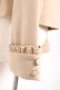 画像3: axes femme / 袖フリルピーコート  ベージュ Y-25-11-15-111-AX-CO-SZ-ZY (3)