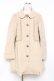 画像1: axes femme / レース配色丸襟コート  ベージュ Y-25-11-15-113-AX-CO-SZ-ZY (1)