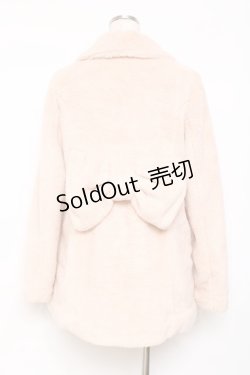 画像2: Emily Temple cute / リボンプリントファーブルゾン  ベージュ Y-25-11-15-116-ET-CO-SZ-ZY