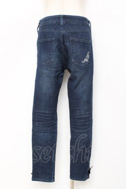 画像2: axes femme / 猫×時計刺繍デニムパンツ  デニム Y-25-11-15-119-AX-PA-SZ-ZY