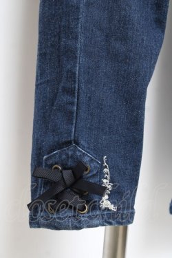 画像4: axes femme / 猫×時計刺繍デニムパンツ  デニム Y-25-11-15-119-AX-PA-SZ-ZY