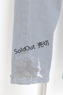 画像4: axes femme / 猫×時計刺繍デニムパンツ  デニム Y-25-11-15-119-AX-PA-SZ-ZY