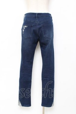 画像2: axes femme / バイオリン刺繍デニム  デニム Y-25-11-15-120-AX-PA-SZ-ZY