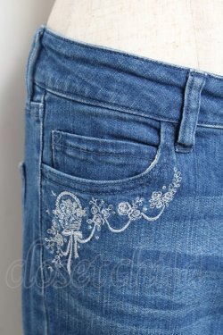 画像3: axes femme / ローズブーケ刺繍デニム  デニム Y-25-11-15-121-AX-PA-SZ-ZY