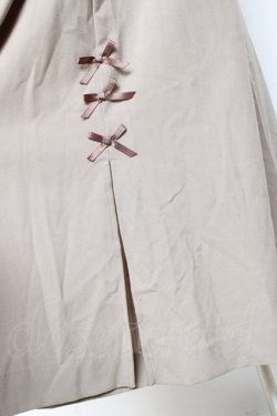 画像3: axes femme / プチリボンスリットワイドPT  グレージュ Y-25-11-15-122-AX-PA-SZ-ZY