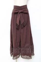 axes femme / 2WAYガウチョパンツ  ブラウン Y-25-11-15-123-AX-PA-SZ-ZY