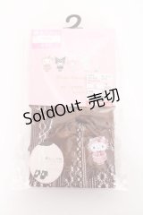 m petit by misako / AMキティリボンタイツ M-L 中茶 Y-25-11-15-019-LO-ZA-SZ-ZY