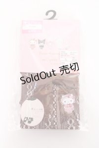 m petit by misako / AMキティリボンタイツ M-L 中茶 Y-25-11-15-019-LO-ZA-SZ-ZY