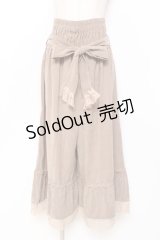 axes femme / 2WAYガウチョパンツ  ベージュ Y-25-11-15-125-AX-PA-SZ-ZY