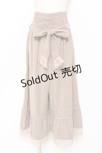 axes femme / 2WAYガウチョパンツ  ベージュ Y-25-11-15-125-AX-PA-SZ-ZY