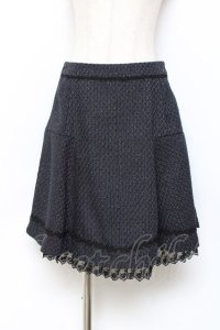axes femme / ラメツイードスカート  紺 Y-25-11-15-128-AX-SK-SZ-ZY