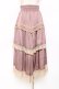 画像2: axes femme / サテンイレヘムスカート  アワピンク Y-25-11-15-130-AX-SK-SZ-ZY (2)
