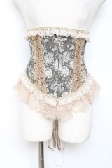 PrivateSquare. / ボタニストショートコルセット  カーキ Y-25-11-15-138-LO-ZA-SZ-ZY