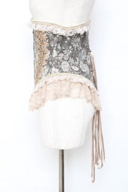 画像2: PrivateSquare. / ボタニストショートコルセット  カーキ Y-25-11-15-138-LO-ZA-SZ-ZY