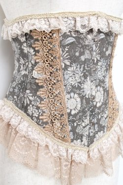 画像4: PrivateSquare. / ボタニストショートコルセット  カーキ Y-25-11-15-138-LO-ZA-SZ-ZY