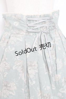 画像4: Victorian maiden / カントリーハイウエストスカート  ブルー Y-25-11-15-140-CL-SK-SZ-ZY