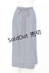 INGEBORG / フロントフリルデニムスカート F ブルー Y-25-11-15-141-LO-SK-SZ-ZY