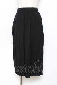PINK HOUSE / ニットプリーツスカート F 黒 Y-25-11-15-142-LO-SK-SZ-ZY