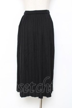 画像2: PINK HOUSE / ニットプリーツスカート F 黒 Y-25-11-15-142-LO-SK-SZ-ZY