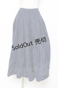 PINK HOUSE / はしごデザインデニムスカート F ブルー Y-25-11-15-143-LO-SK-SZ-ZY