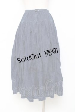 画像2: PINK HOUSE / はしごデザインデニムスカート F ブルー Y-25-11-15-143-LO-SK-SZ-ZY