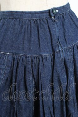 画像3: PINK HOUSE / はしごデザインデニムスカート F ブルー Y-25-11-15-143-LO-SK-SZ-ZY