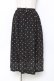 画像1: PINK HOUSE / ドット柄スカート F 黒 Y-25-11-15-144-LO-SK-SZ-ZY (1)