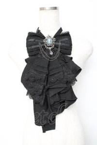 Ozz oneste / Fairy tale Rose リボンジャボタイ  黒 Y-25-11-15-022-OO-ZA-SZ-ZY