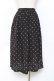画像2: PINK HOUSE / ドット柄スカート F 黒 Y-25-11-15-144-LO-SK-SZ-ZY (2)
