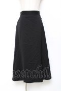 PINK HOUSE / サイドボタンスカート F 黒 Y-25-11-15-145-LO-SK-SZ-ZY