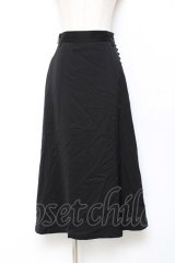 PINK HOUSE / サイドボタンスカート F 黒 Y-25-11-15-145-LO-SK-SZ-ZY