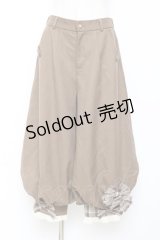 Princess Chronicles / 秘密探偵のクロップドパンツ  ベージュ Y-25-11-15-149-PU-PA-SZ-ZY