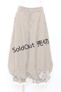 Princess Chronicles / 秘密探偵のクロップドパンツ  ベージュ Y-25-11-15-149-PU-PA-SZ-ZY