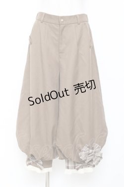 画像1: Princess Chronicles / 秘密探偵のクロップドパンツ  ベージュ Y-25-11-15-149-PU-PA-SZ-ZY