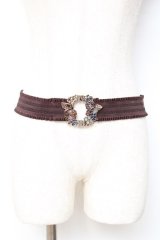 axes femme / ステンドグラスリースベルト  ブラウン Y-25-11-15-023-AX-ZA-SZ-ZY