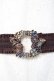 画像2: axes femme / ステンドグラスリースベルト  ブラウン Y-25-11-15-023-AX-ZA-SZ-ZY (2)