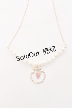 画像1: m petit by misako / AMイチゴサークルネックレス  中金 Y-25-11-15-003-LO-AC-SZ-ZY