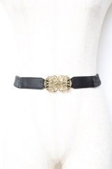 Fi.n.t / モチーフゴムベルト  ブラウン Y-25-11-15-025-CA-ZA-SZ-ZY