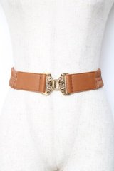 F i.n.t / バックルゴムベルト  ベージュ Y-25-11-15-028-CA-ZA-SZ-ZT487-F003