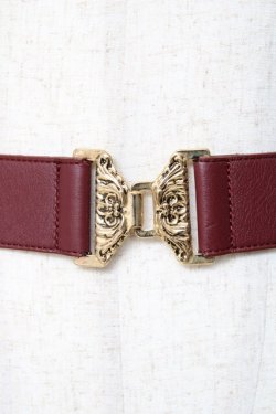 画像2: F i.n.t / バックルゴムベルト  ブラウン Y-25-11-15-029-CA-ZA-SZ-ZY