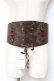 画像1: axes femme / レース×刺しゅうコルセットベルト  茶 Y-25-11-15-030-AX-ZA-SZ-ZY (1)