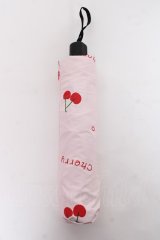 Secret Honey / Cherry折り畳み傘  ピンク Y-25-11-15-031-CA-ZA-SZ-ZY