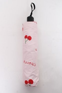 画像1: Secret Honey / Cherry折り畳み傘  ピンク Y-25-11-15-031-CA-ZA-SZ-ZY