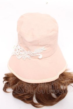 画像3: axes femme / レース付きバケハ  ピンク Y-25-11-15-032-AX-AC-SZ-ZY