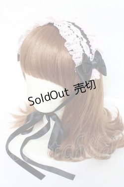 画像1: BABY, THE STARS SHINE BRIGHT / くみゃちゃんのLovely Paradeヘッドドレス  黒×ピンク Y-25-11-15-033-BA-AC-SZ-ZY